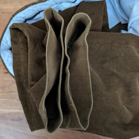 Men's Ben Silver Pontoglio 1883 Brown Corduroy Pants - Picture 4 of 7